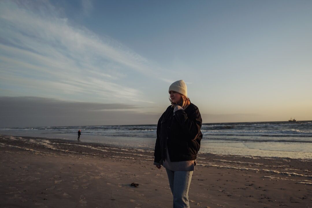 Portrait of a young Danish woman journalist