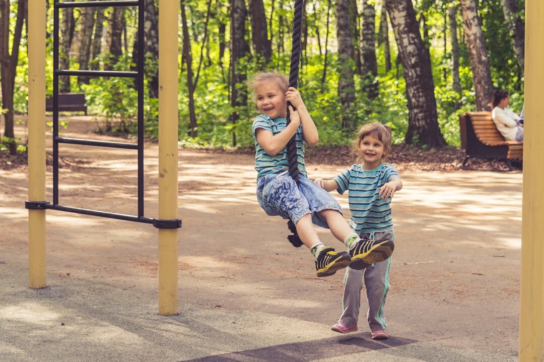 children playing outdoors